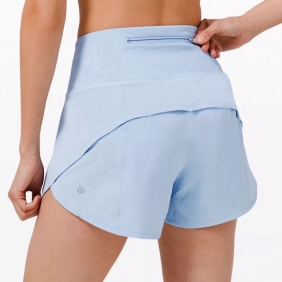 lululemon athletica Pants - Lululemon Speed Up 4 inch high-rise blue short